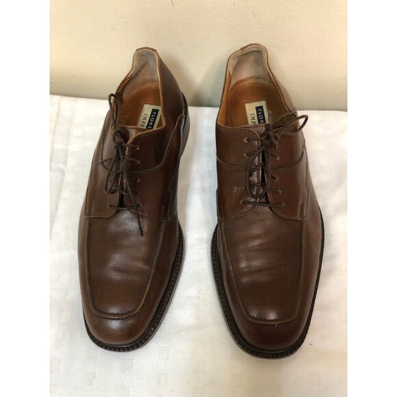 Florsheim Imperial Cognac Brown  Men Leather Lace Up Oxfords shoes size US 9D main image 11
